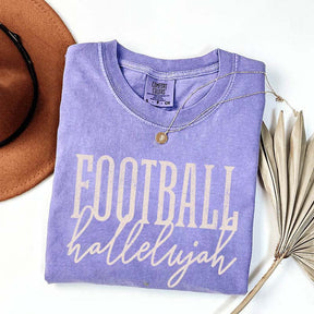 Distressed Retro Football Hallelujah T-Shirt