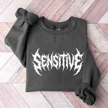 Sensitive Feminist Workout Retro Sweatshirt
