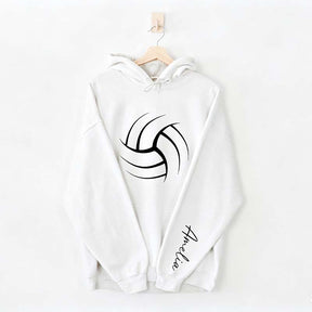 Personalized Volleyball Mom Name Hoodie