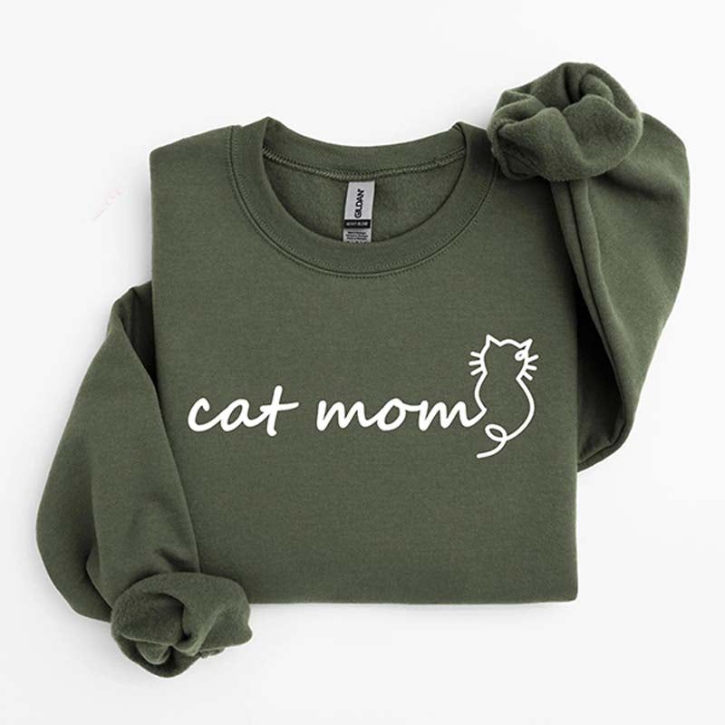 Cute Cat Mom Mommy Lover Sweatshirt
