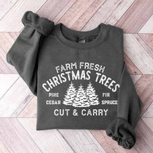 Farm Fresh Christmas Trees Cut & Carry Sweatshirt