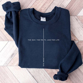 Faith Christmas The Way the Truth The Life Sweatshirt