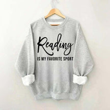 Reading Is My Favorite Sport Bookworm Sweatshirt