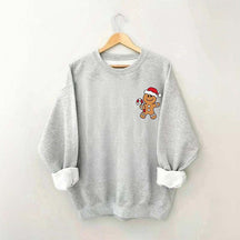 Women's Christmas Gingerbread Man Sweatshirt