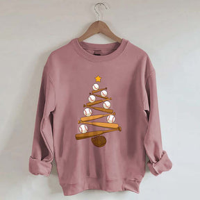 Baseball Christmas Tree Sweatshirt