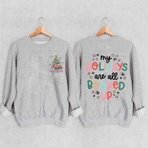 All Booked For Christmas Lovers Sweatshirt