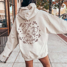 Bunny Rabbits Starlight Triplets Celestial Hoodie