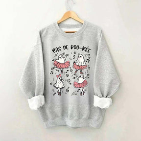 Pas De Boo-rée Halloween Ghost Sweatshirt