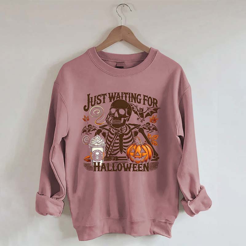 Just Waiting For Halloween Sweatshirt