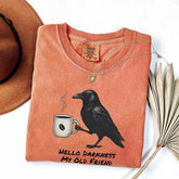 Raven Crow Hello Darkness T-Shirt