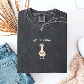 Off To Game Goose Mothers T-Shirt