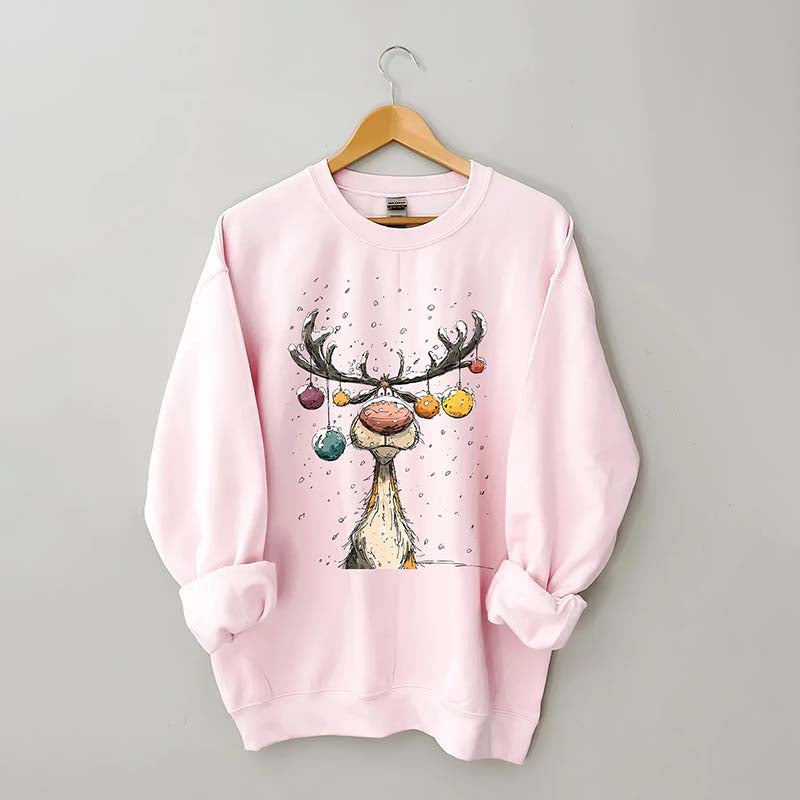 Vintage Reindeer Sweatshirt
