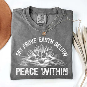 Mindfulness Lotus Flower Meditation Yoga T-Shirt