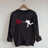 Ice Hockey Hearts Player Sweatshirt