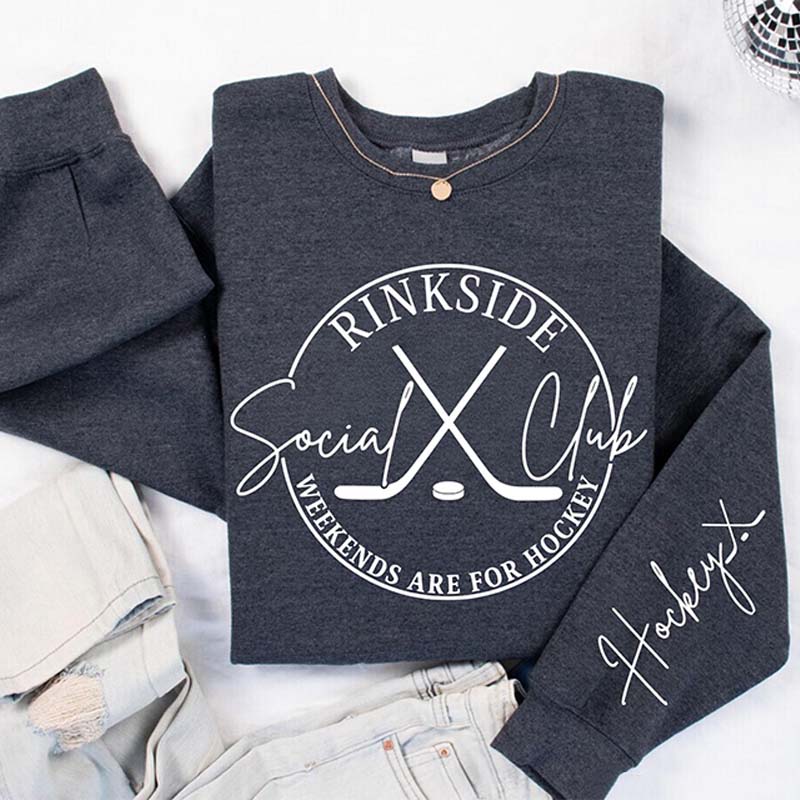 Rinkside Social Club Hockey Season Sweatshirt