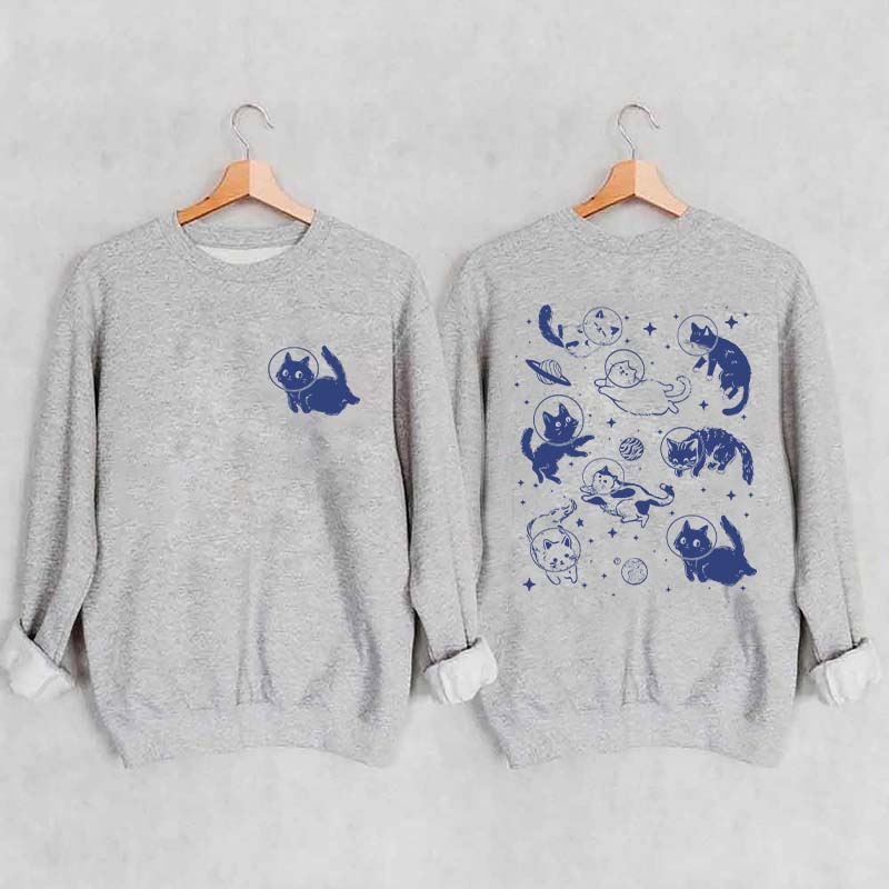 Cats in Space Sweatshirt
