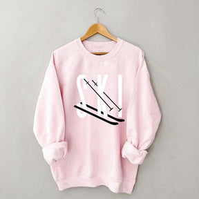 Snow Skiing Womens Gifts Sweatshirt