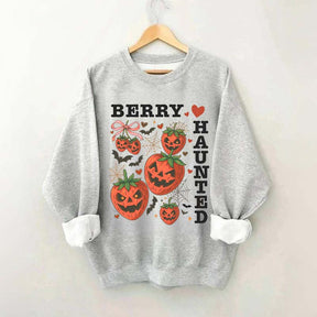 Strawberry Coquette Summerween Scary Fruit Sweatshirt