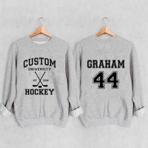 Personalized University Hockey Est Custom Year Sweatshirt