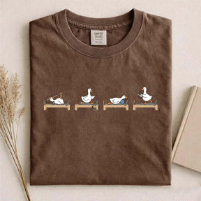 Funny Goose Pilates Minimal Animal Gym T-Shirt
