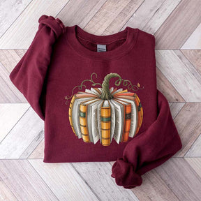 Fall Book Pumpkin Sweatshirt