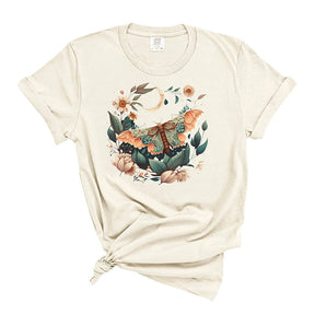 Flower Moth Butterfly T-Shirt