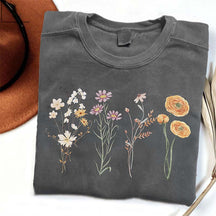 Wild Flower Meadow Cottagecore Aesthetic T-Shirt