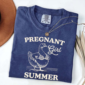 Pregnant Girl Summer T-Shirt
