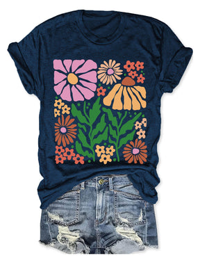 Retro Flowers T-Shirt