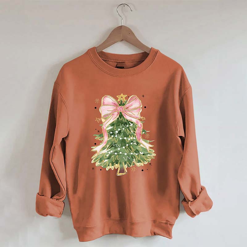 Watercolor Christmas Tree Sweatshirt