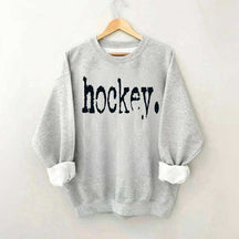 Hockey Typography Sweatshirt