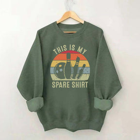 This Is My Spare Retro Bowling Sweatshirt