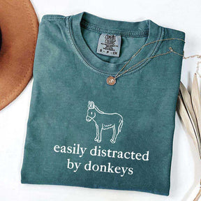 Easily Distracted by Donkeys T-Shirt