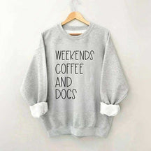 Funny Weekends Coffee And Dogs Sweatshirt