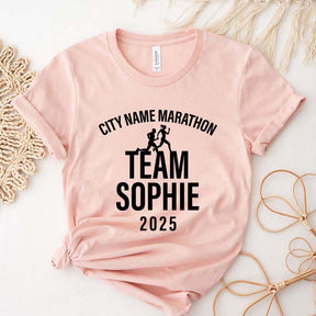 Custom Family Matching Runner's Race Team T-Shirt