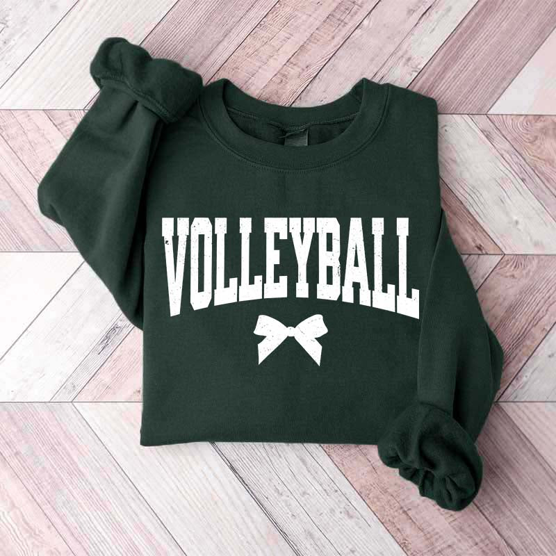 Volleyball Mom Bow Sweatshirt