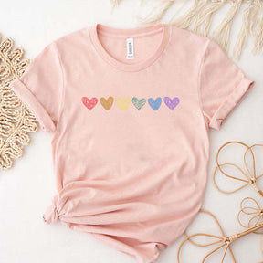 Rainbow Hearts Pride T-Shirt