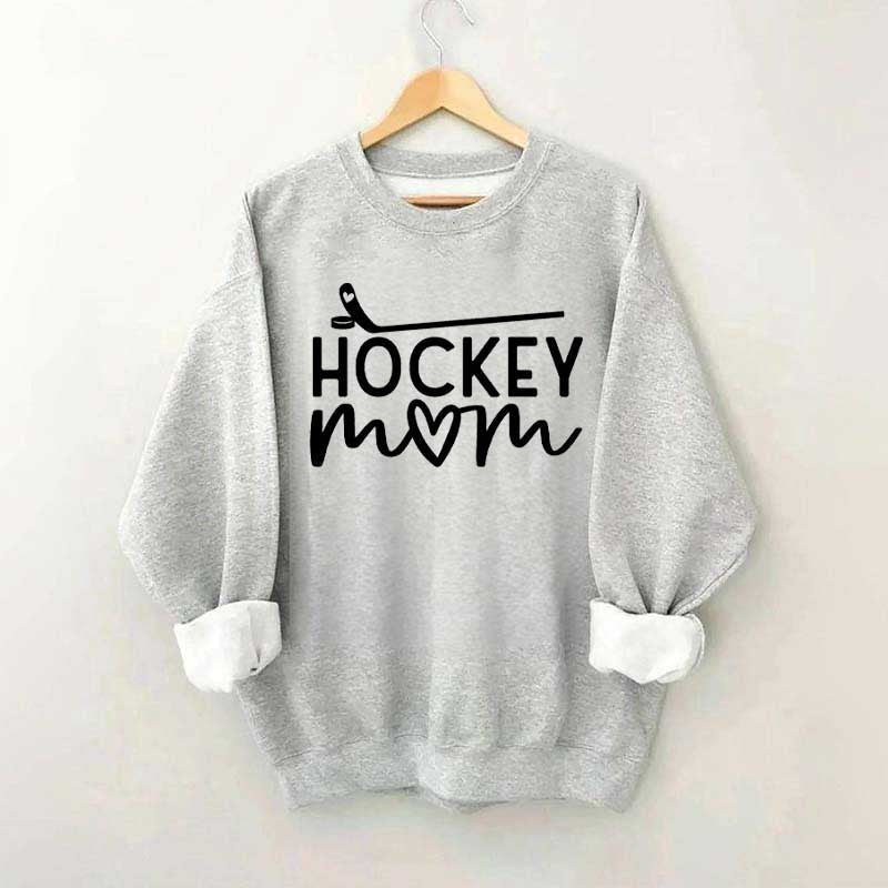 Ice Hockey Vibes Mom Sweatshirt