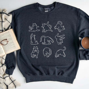 Cat Yoga Sweatshirt