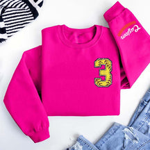 Custom Sleeve Softball Sweatshirt