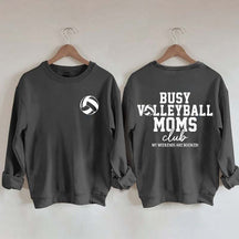 Busy Volleyball Mom Club Sweatshirt
