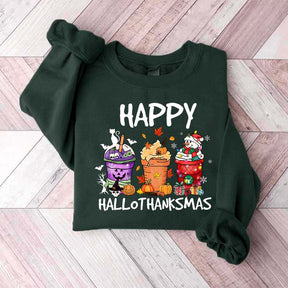 Happy Hallothanksmas Sweatshirt
