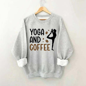 Yoga And Coffee Sweatshirt