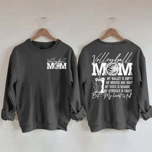 Volleyball Mom My Wallet is Empty Sweatshirt