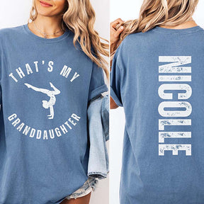Custom That's My Granddaughter Gymnastics T-Shirt