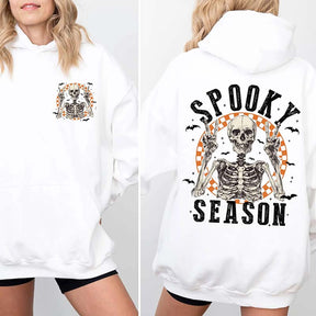Spooky Season Skeleton Halloween Party Hoodie