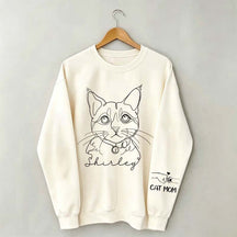 Personalized Pet Photo Dog Cat Sweatshirt