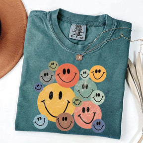 Retro Smiley Faces T-Shirt