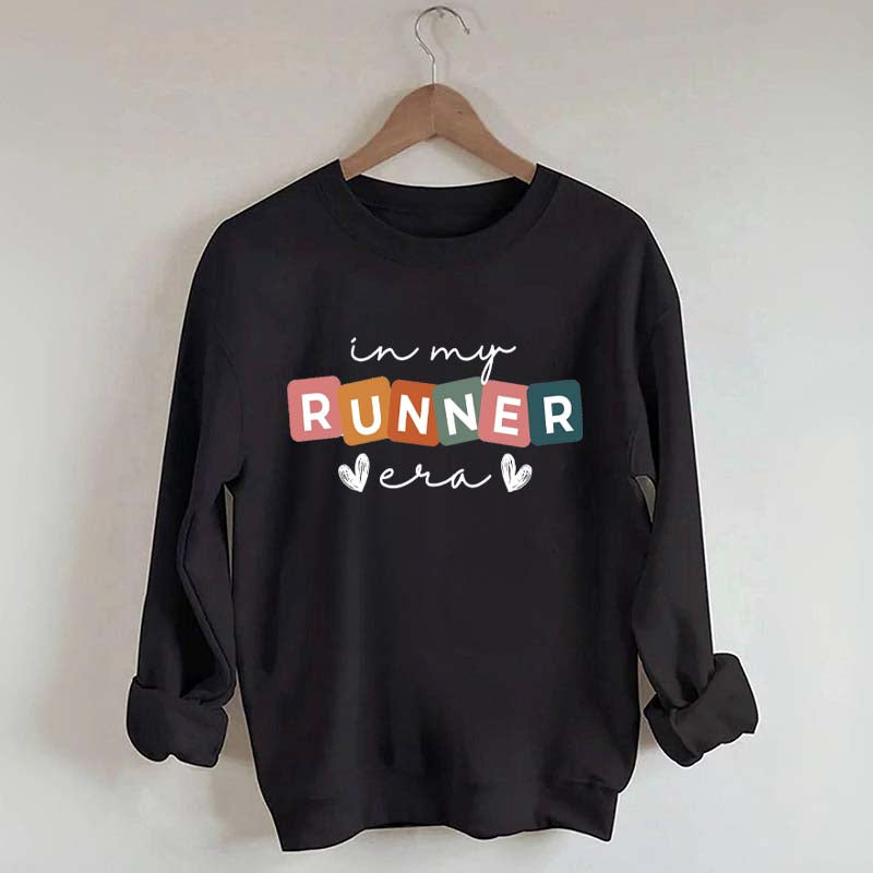 In My Runner Era Funny Marathon Sweatshirt