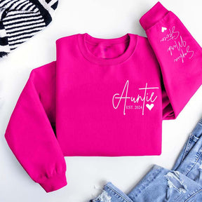 Personalized Nieces Nephews Names Year Sweatshirt